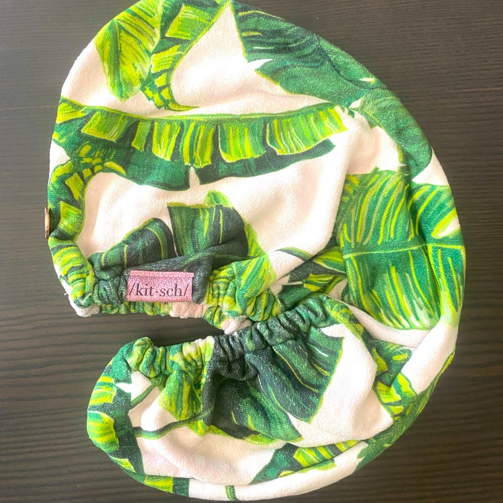 Kitsch Quick Dry Hair Towel - Palm